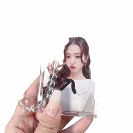 ins Crystal Butterfly Photocard Holder Прозрачный 3-дюймовый фото рукав Студенческий автобус ID Card Case Kpop Idol Photo Card Protector z7Am #