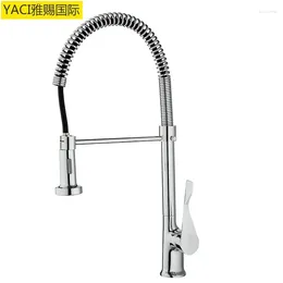 Torneiras de pia de banheiro Vidric Medium Spring Kitchen Faucet Pull