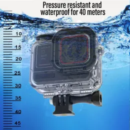 Für Insta360 ACE Pro Diving Case transparent PC 40m wasserdichte Schutzhäuserabdeckungsschale für Insta360 Ace Sports Accessorie