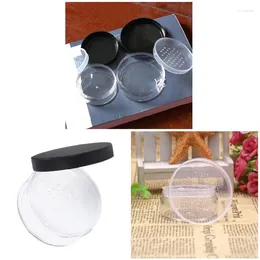 Lagerflaschen 1 Stück leerer loser Pulvertopf mit Sieb Kosmetik Make-up Jar Container für Reisen