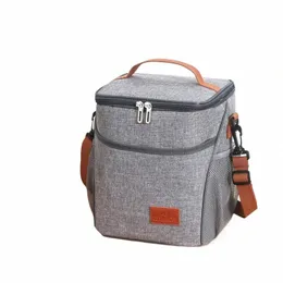 Multifuncti Bolsa Térmica Isolada Lunch Box Cooler Bag À Prova D 'Água Oxford Jantar Ctainer Preservati Food Storage Bags I9qr #