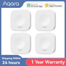 Control Aqara Mini Wireless Switch Zigbee Connection Versatile 3way Control Button For Smart Home Devices Compatible With Apple HomeKit