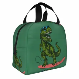 Carto Dinosaurier Isolierte Mittagessen Tasche Für Frauen Auslaufsichere Thermische Kühler Mittagessen Tote Box Für Kinder Schule Kinder Lebensmittel Taschen I8Sg #