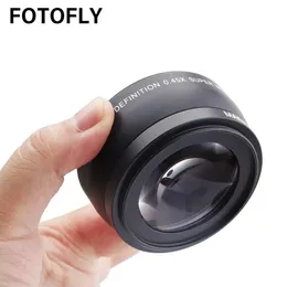 045X 49 52 55 58 mm WideAngle Lens With Macro Optical Glass Lenses For Pentax Accessory High Definition 240327