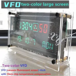 Orologi da tavolo Regalo creativo in vetro Orologio VFD da tavolo Kit fai da te BoyFriend Schermo luminoso ambientale domestico a LED digitale