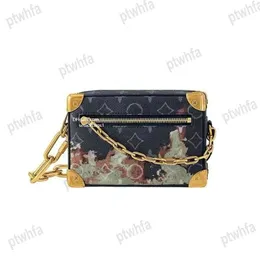 Designer luksusowa torba męska mini miękka torba na ramię tusz Blue Denim Box torebka dla mężczyzny moda klasyczna torebka crossbody