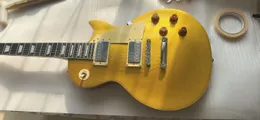 E-Gitarre, Mahagonikorpus, Ahornhals, Custom Gold