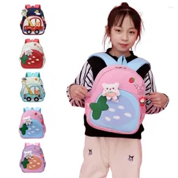 Mochila atacado bonito dos desenhos animados crianças bookbag jardim de infância mochila 4-8 anos de idade bebê pré-escolar saco para crianças