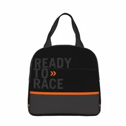 Bereit zum Rennen Enduro Cross Isolierte Lunchtaschen Großer Motocross-Lunchbehälter Thermotasche Tote Lunchbox Strand Outdoor Männer D5R4 #