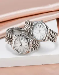 Zegarek najlepszych par 36 mm41 mm Women039s Automatyczny ruch ze stali nierdzewnej zegarek ze stali nierdzewnej 28 mm Montre de Luxe6911676