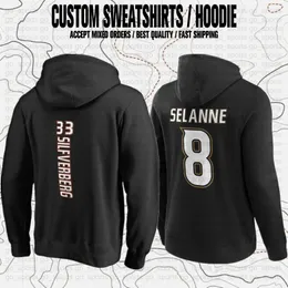 Teemu Selanne Trevor Zegras Troy Terry Gibson Frank Vatrano USA Hockey Club Fans Branded Sports Sweatshirts Fleece Pullover Hoodies