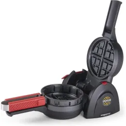 Zaoxi Mini Waffle Maker фаршированная вафельница, бельгийский, большой, черный