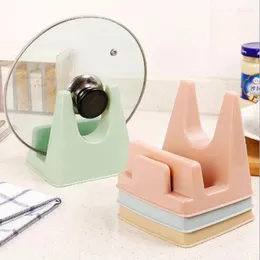 Kitchen Storage Multi-functional Plastic Pot Cover Holder Household Chopping Board Shelf Shelving Knife Rest Cutting