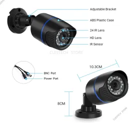 HD 3000TVL Wszystkie pełne CCTV kamera Sony-IMX323 720p 960p 1080p cyfrowa 2MP Wodoodporna IP66 Bezpieczeństwo zabezpieczeń na zewnątrz Bracke