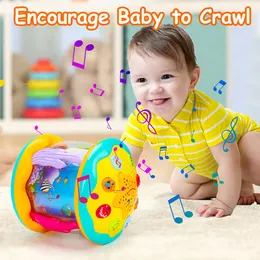 1-3 anos de bebês Babies Ocean Light Rotary Projector Toys Musical Toys Baby Montessori Early Educational Sensory Toys for Toddler Gifts