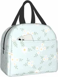 Daisy Fr Blu Borsa termica per il pranzo Borsa termica protettiva per il raffreddamento per adulti Bambini Lavoro Scuola Picnic Beach Lunch Box riutilizzabile c72n #