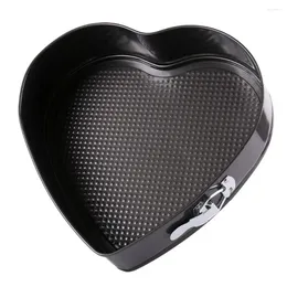 Baking Moulds Kitchen Supplies Heart Shaped Springform Pan Non-stick Cheesecake For Microwave Bpa Free Heat-resistant Food Grade Reusable