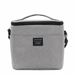 Denuoniss Neue Insulati Tasche Wasserdichte Lunch Box Tasche Auslaufsicher Kühlakku Kühltasche Eis Pack Bolsa termica V3LK #