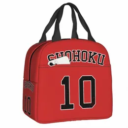 basketball Anime Slam Dunk Lunch Bag for School Waterproof Picnic Thermal Cooler Insulated Lunch Box Women Kids Tote Bags s9p1#