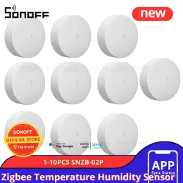 1-10 st Sonoff Snzb-02p Zigbee Temperaturfuktighet Sensor Smart Home arbetar med Sonoff Ihost, ZB Bridge-P, Zbdongle-e