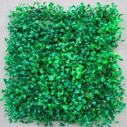 Flores decorativas 60x40cm tela de hedge artificial cerca de privacidade falso planta folhas painéis grama de buxo para casa decoração do jardim quintal parede