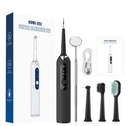 Ultraschall Vibrition 6in1 Dental Scaler USB Aufladen Elektrische Zahnbürste Zahnstein Entferner Zahn Flecken Zahnstein Reiniger Werkzeug Kit Whit7407815