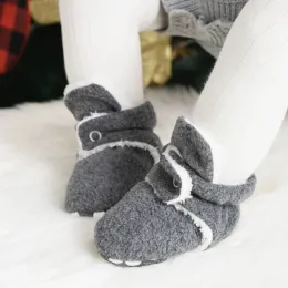 Meckior Baby Meocks Sapato Inverno Baby Girl Girl Garoties Soft Criando First Walkers Anti-Slip Fluff Sapatos de Berço Infantil