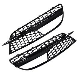 Lntyq Griglia Superiore Paraurti Anteriore, Griglia Di Aspirazione Aria Superiore Destra 7m785365401c Di Ricambio Per Seat Alhambra 7m 2001 2010 Doppie Lamelle Nere Lucide 86210163