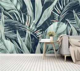 Bakgrundsbilder Wellyu Custom Medieval Tropical Flower Bedroom Wallpaper för vardagsrum Bakgrund Po Wall Paper Home Papel Mural