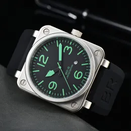 AAA Quality Top Model Sport Gummi -Uhrband -Maschinen Bell Luxus Multifunktions Uhr Business Edelstahl Armbanduhren Männer Watch Mens Uhren hohe Qualität