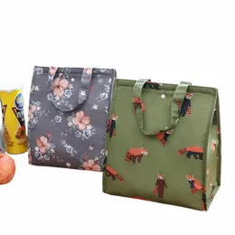 Tragbare Kühltasche Eisbeutel Lunchbox Insulati Paket Isolierte Thermal Lebensmittel Picknick Taschen Beutel Für Frauen Kinder Tasche e3wJ #