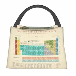 periodic Table Of The Elements Lunch Bag Science Chemistry Casual Lunch Box Picnic Portable Thermal Lunch Bags Design Cooler Bag D9Bb#