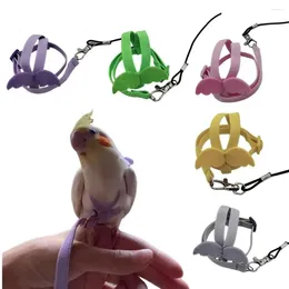 Outros suprimentos de pássaros Ultra-leve Papagaio Voando Tração Corda Correias Banda Ajustável Harness Outgoing Leash com Alça Confortável