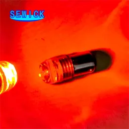 100x Auto Zubehör Universal Blitz Rückgang LED -LED -Auto Bremslichter 1157 Super leuchtend rote blinkende Schwanzlicht Warnleuchte