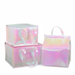 pudełka na zewnątrz torba termiczna lodowa pudełko do przechowywania izolowane jedzenie chłodnica aluminiowa folia foliowa torba piknikowa k3sg#
