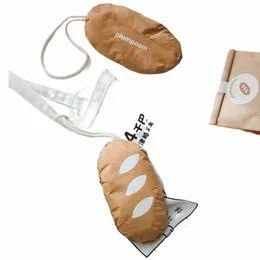 French Bread Foldble Shop Bag återanvändbara butikspåsar Carto Eco Tote Bag Portable Travel Shoulder Bag F4X1#