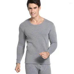Herrens termiska underkläder 2024 Inre slitage för män fleece termo långa johns manliga vinter varma tjocka kläddräkter