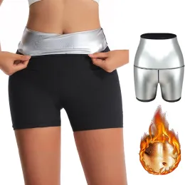 Sweat Sauna Hosen Körper Shaper Shorts Gewichtsverlust Schlankung Shapewear Frauen Taille Trainer Bauch Heiße Thermo Schweiß Leggings Fitness Fitness