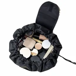 Mulheres Drawstring Cosmetic Bag Travel Storage Makeup Bag Organizador Feminino Make Up Bolsa Portátil À Prova D 'Água Higiene Pessoal Beleza Caso d8BM #