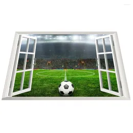 خلفيات ملصق الجدار ملصق كرة القدم ملعب لوحات ديكور ملصق هدية PVC ديكورات الرياضة