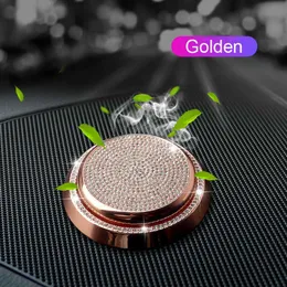 Uppgradera Diamond Car Center Console Parfym Decoration UFO Form Aromaterapi Diffuser Air Fresh Auto Dekoration BLING BIL ACCIORTORSER