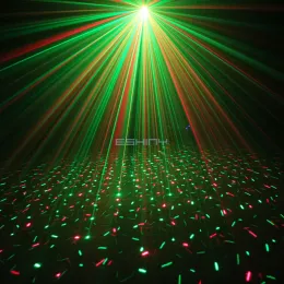 Eshiny remoto rg laser estrelas completas estrelas estreladas padrões de céu projector DJ Light Party Efeito dança Discos Stage Bar Holiday Lamp B23N6