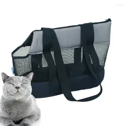 Portadores de gatos Pet Travel Carrier Bag Soft-Sided Dog portátil dobrável para pequeno a médio