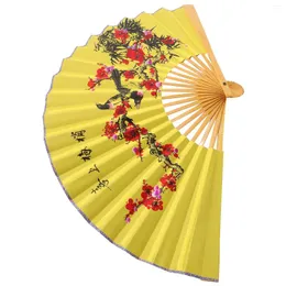 Decorative Figurines Retro Decor Hanging Fan Wall Background Folding Craft Vintage Chinese Modern