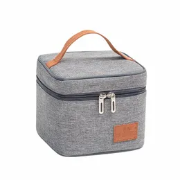 Lunch Bag isolato freddo Picnic Carry Case termico portatile Lunch Box Bento Pouch Lunch Ctainer Food Storage Cooler Borse p5wS #