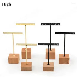 Jewelry Pouches 3-Piece Fashion T-Bar Display Rack Stand Holder Earrings Hanging Organizer Set