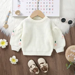 Unsiex baby bebê malha suéter blusa pulôver moletons roupas recém -nascidas menino menina de outono roupas de inverno