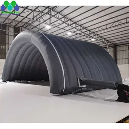 vendita all'ingrosso Tenda per tunnel ad arco gonfiabile per pubblicità esterna L6xW5x H2.7 M con stampa personalizzata Ventilatore gratuito