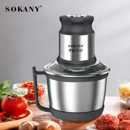 Houselin 3-liters Meat Grinder, 800W Electric Food Processors for Baby Food, Meat, Onion, Vegetables, Fruits