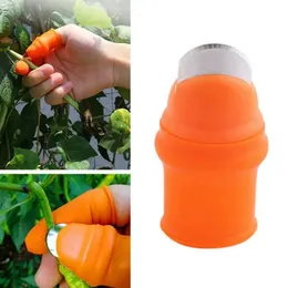 2024 Finger Protector Silicone Thumb Knife Protector Gears Cutting Vegetable Harvesting Knife Pinching Plant Blade Scissors Gloves Finger